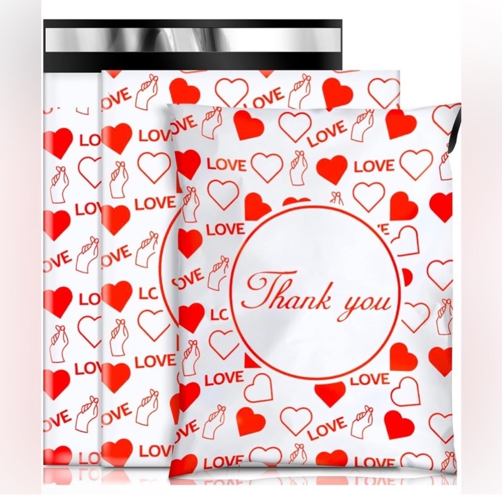 Polymailers 20 10x13 and 20 2 inch stickers Packaged With Posh Love